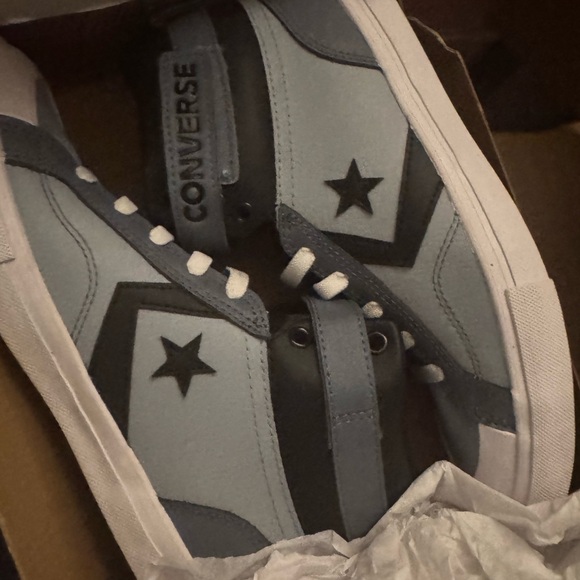 Converse Other - Converse kids Light Blue and Black Sneakers